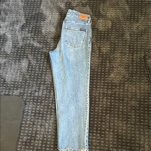 Calvin Klein Blue Straight Leg Jeans